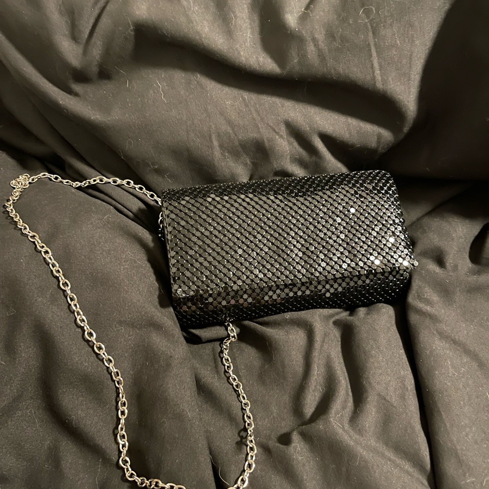 Jessica McClintock Black Glamorous Clutch
